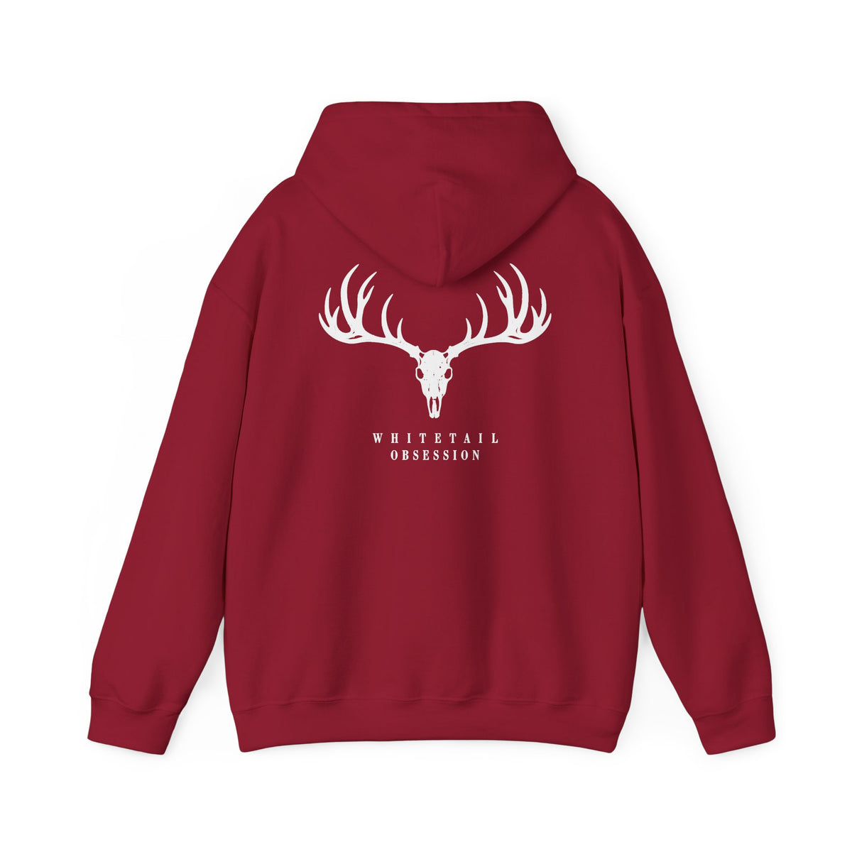 Whitetail Obsession white font Hooded Sweatshirt