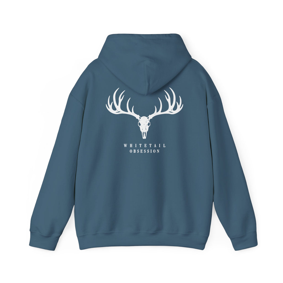 Whitetail Obsession white font Hooded Sweatshirt