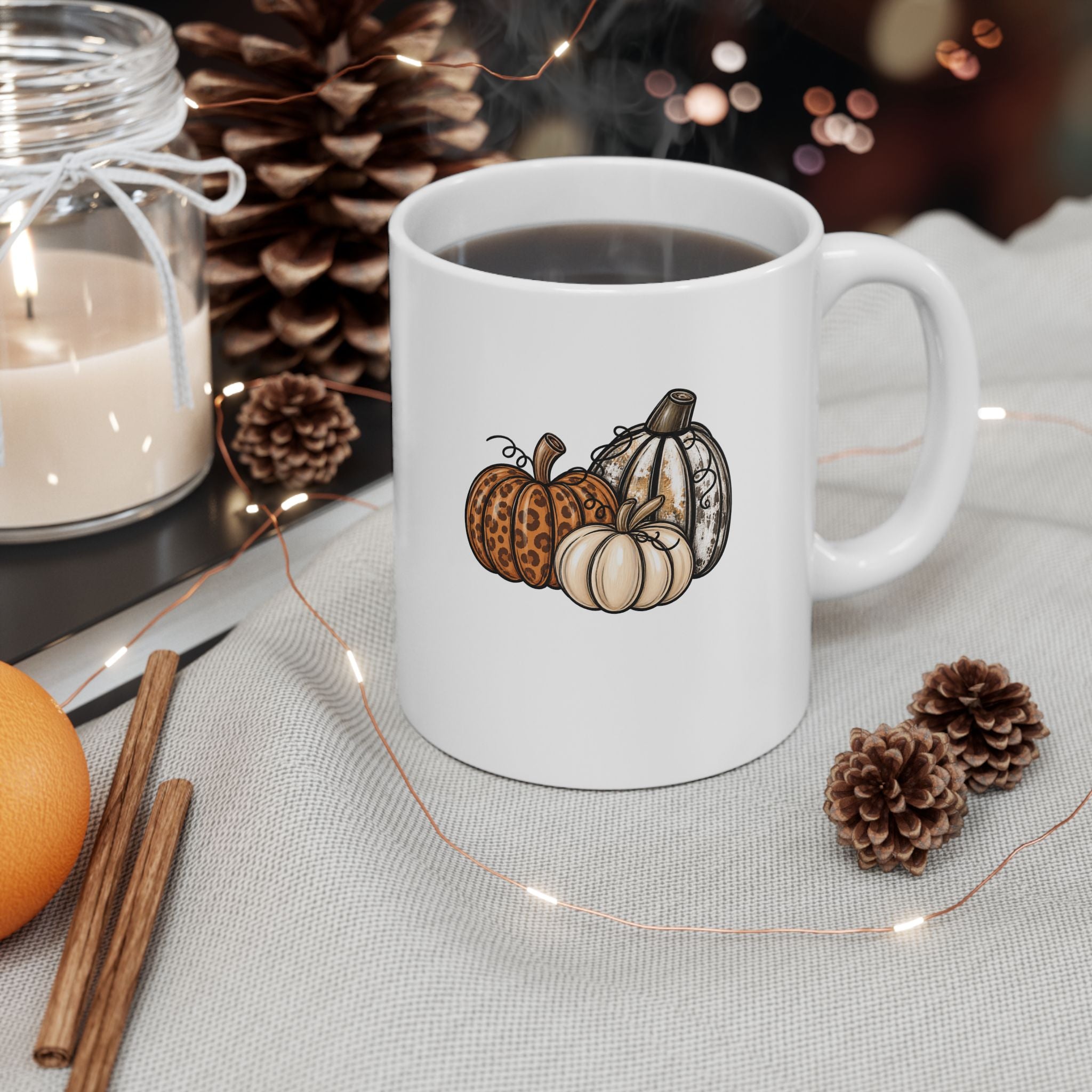 Pumpkin Trio Mug, (11oz, 15oz)