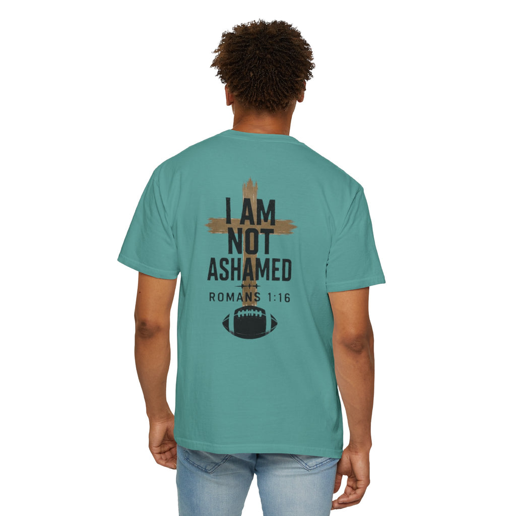 I am not ashamed football T-shirt