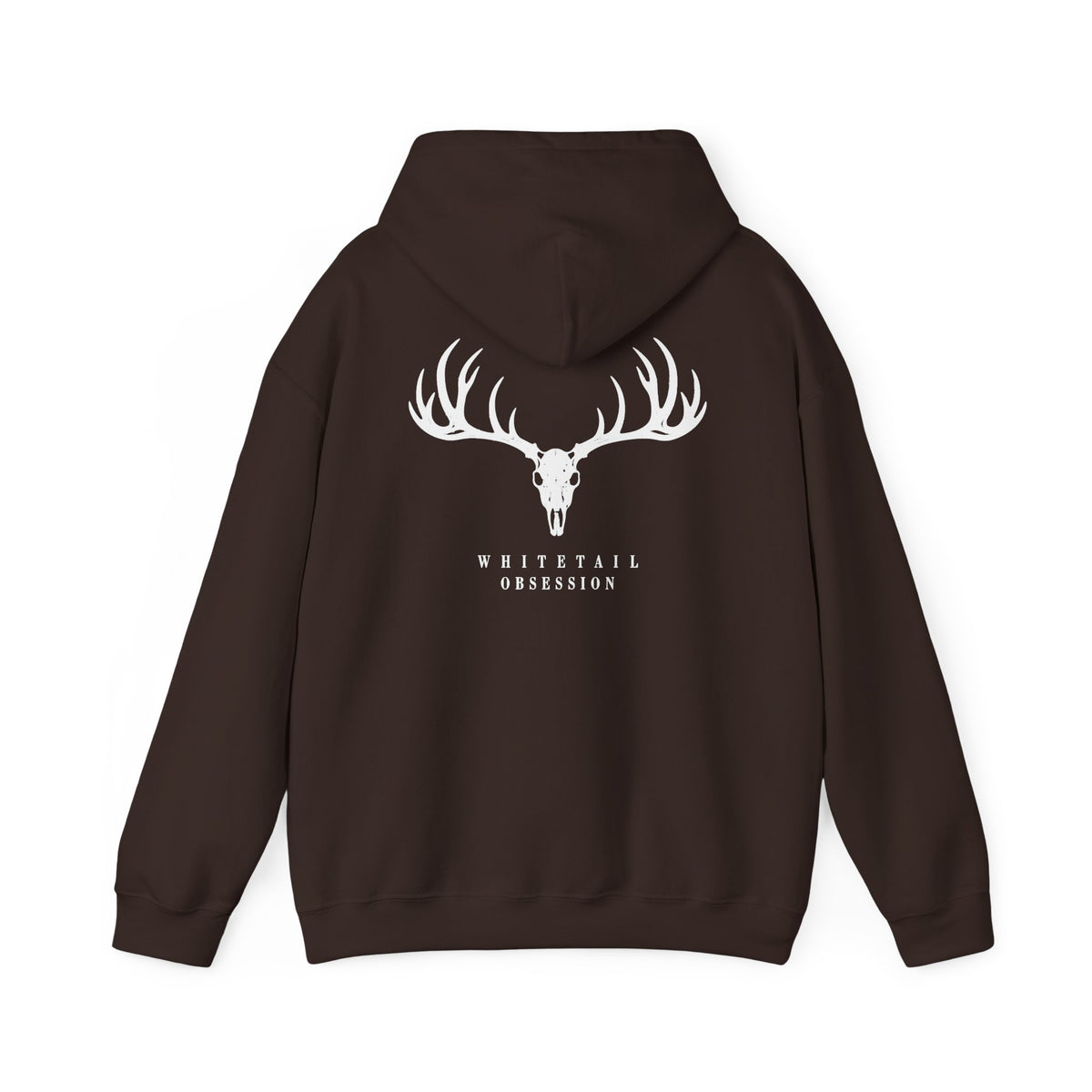 Whitetail Obsession white font Hooded Sweatshirt