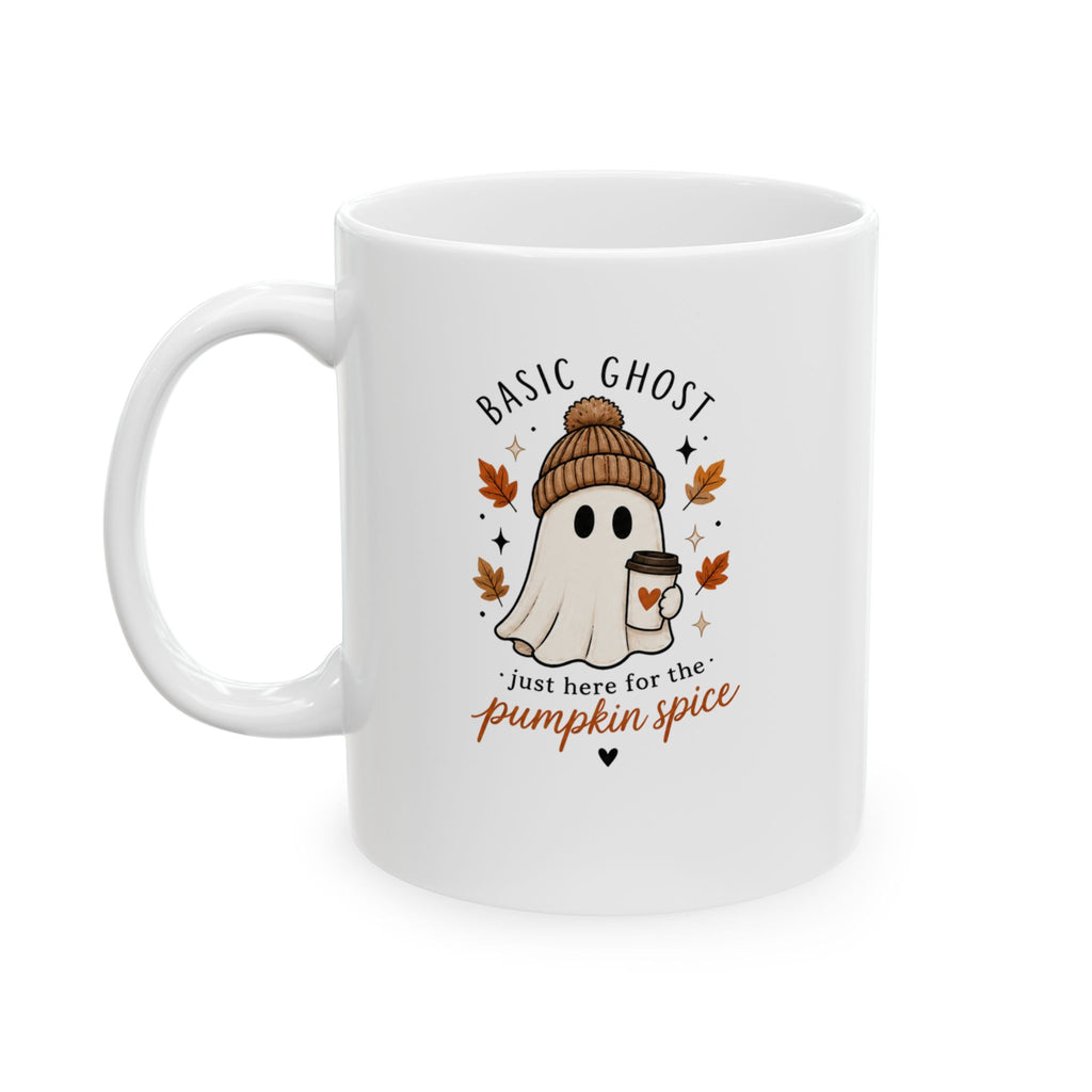 Basic Ghost Mug, (11oz, 15oz)