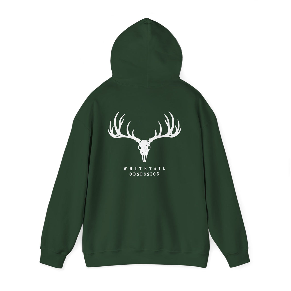 Whitetail Obsession white font Hooded Sweatshirt