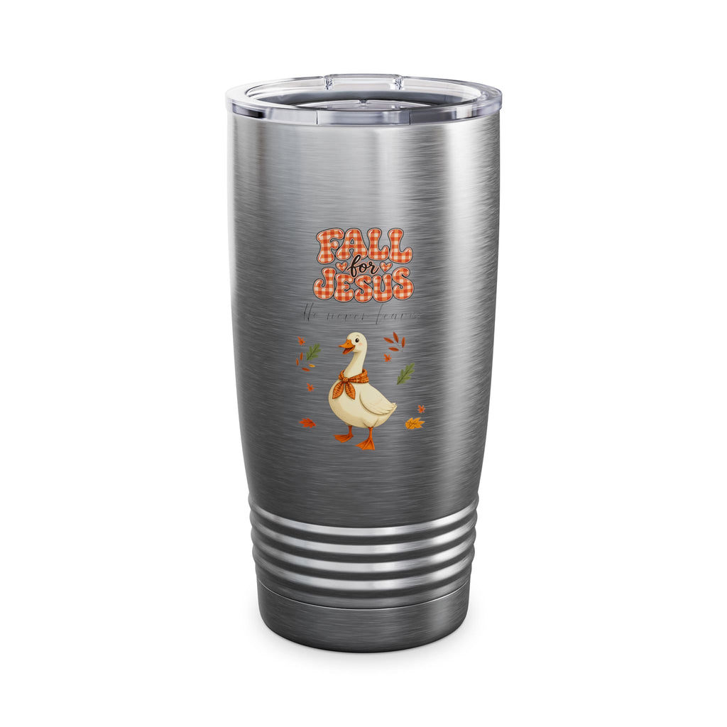 Fall for Jesus, goose...Ringneck Tumbler, 20oz