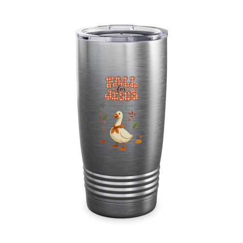 Fall for Jesus, goose...Ringneck Tumbler, 20oz