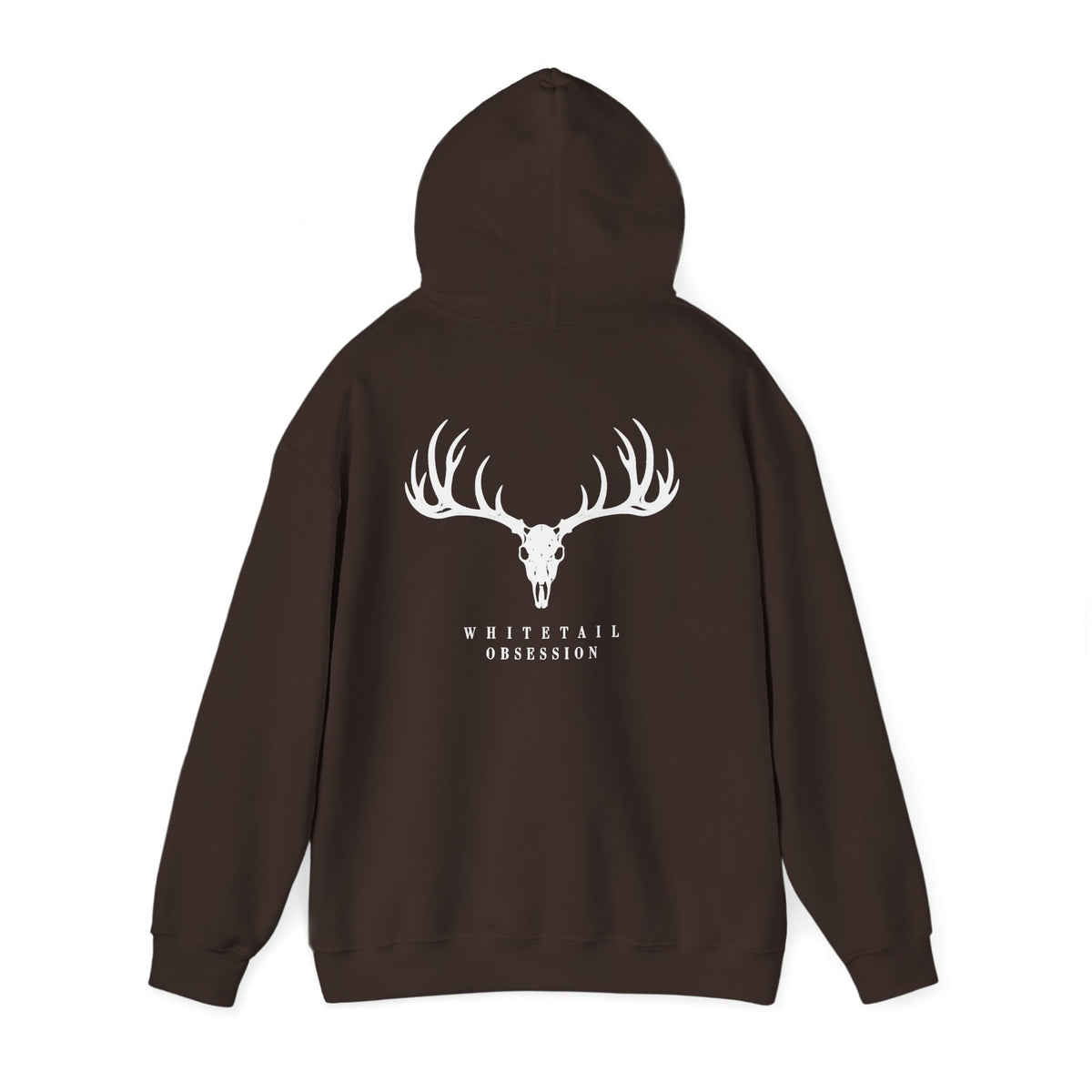 Whitetail Obsession white font Hooded Sweatshirt