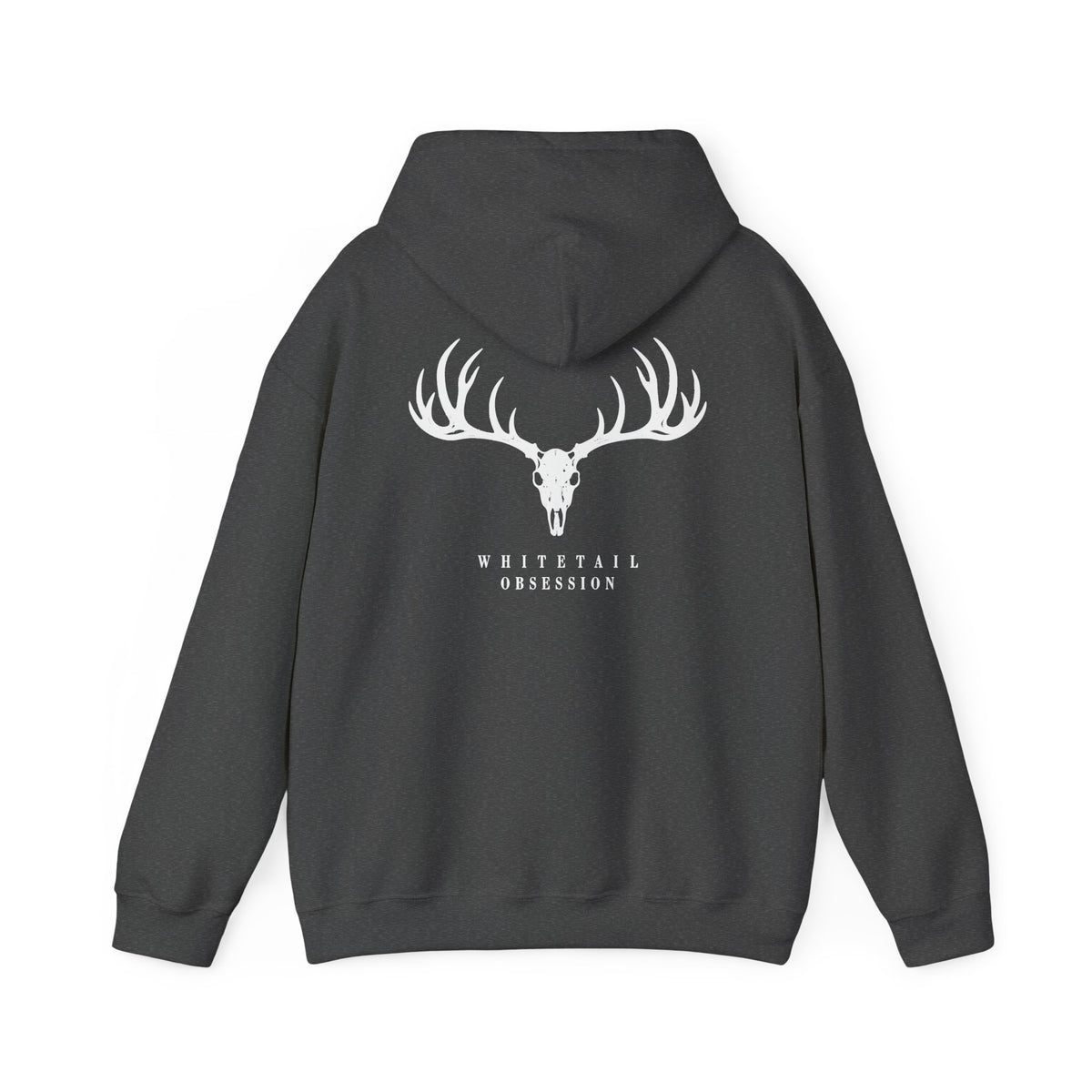 Whitetail Obsession white font Hooded Sweatshirt