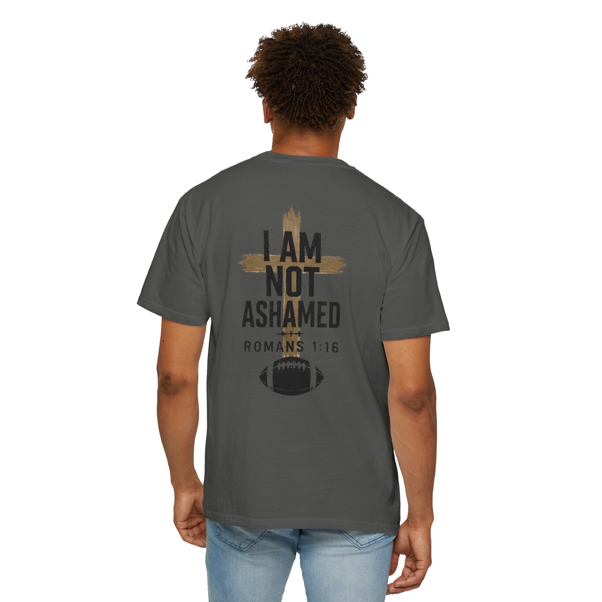 I am not ashamed football T-shirt