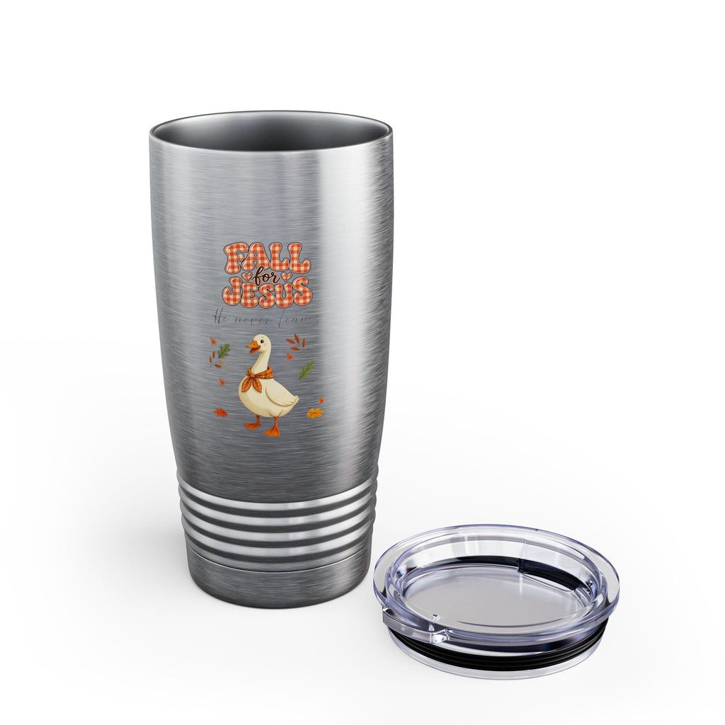 Fall for Jesus, goose...Ringneck Tumbler, 20oz